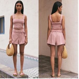 Cult Gaia Nancy Belted Shorts 💕